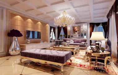 古典歐式客廳,骨子里都透露著華麗!