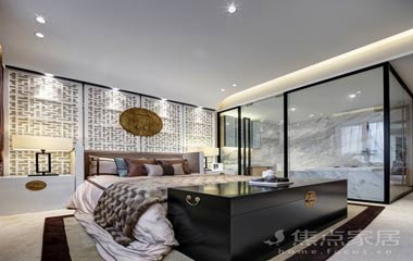 110㎡新中式，巧妙的燈光與色調，緩解采光差的問題！