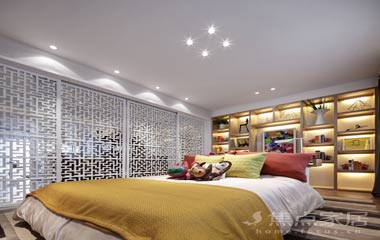 110㎡新中式，巧妙的燈光與色調(diào)