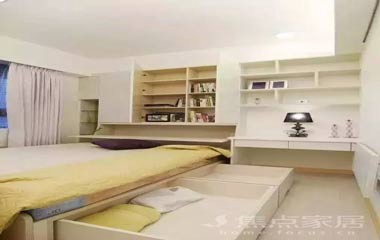 一個柜子裝下整個臥室，1房可當3房用！