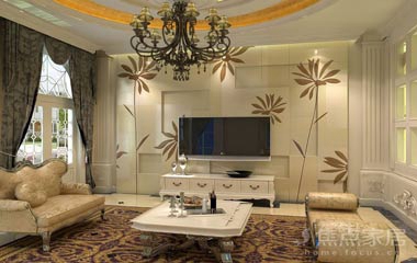 家裝背景墻裝修不同空間