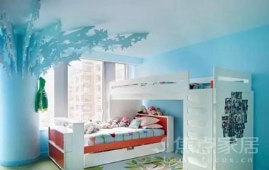 臥室裝修 上下鋪兒童房效果圖