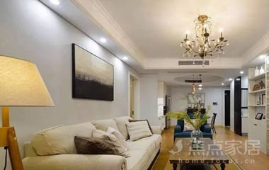 110㎡美式簡約風，素雅靜謐的氣質美家