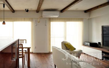 精致實用小戶型77㎡清新淡雅簡約家