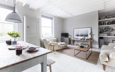 英國凈白簡約小公寓 看國外如何打造小戶型