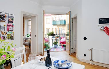 簡歐風格漂亮兩居室