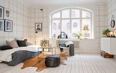 米格紋精品風(fēng)一居室公寓 簡(jiǎn)潔舒適