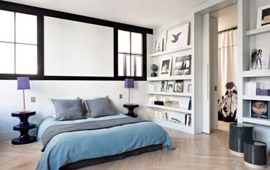 現代風玩色一居室公寓