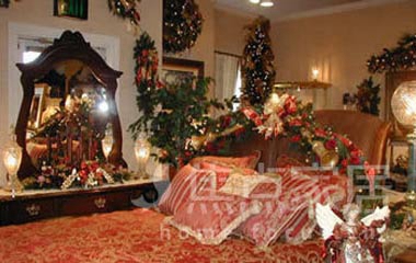 紅綠席卷 圣誕臥室布置