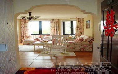 80后裝修風格 5萬半包裝95平美式田園屋