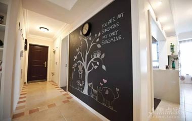 家里裝一面黑板墻，實(shí)用又漂亮！