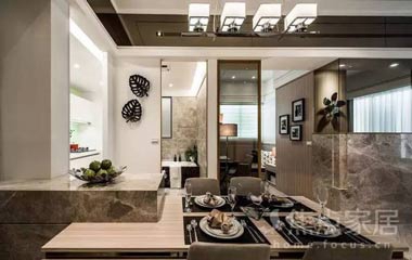 62平港式小戶型，時(shí)尚的設(shè)計(jì)中，透露出浪漫色彩