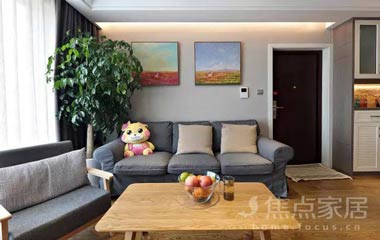 簡(jiǎn)約風(fēng)格3居室，巧用上墻收納，空間大的不像89㎡