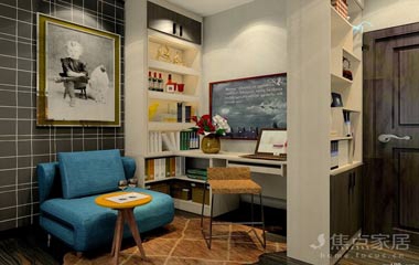書房裝修技巧推薦，書房裝修效果