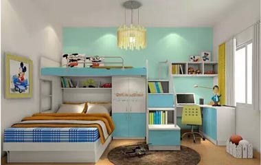 這樣的兒童房設計上下床 你想睡嗎