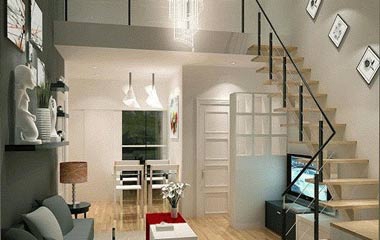 小戶復式房樓梯設計