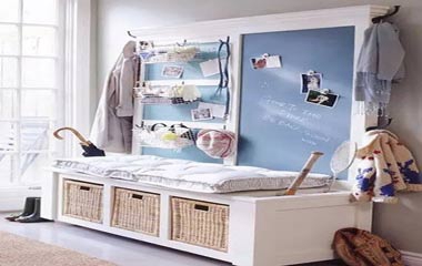 小戶型玄關設計，再也不用擔心玄關不實用啦