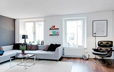 小型別墅設計圖清淡的現代生活