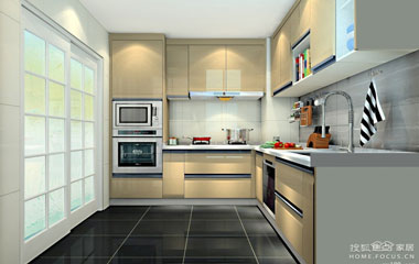 談談歐式整體廚房的布局格式，分類以及選材