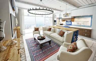 俄羅斯浪漫鄉(xiāng)村風(fēng)公寓 用簡(jiǎn)單配件打造異國(guó)風(fēng)情