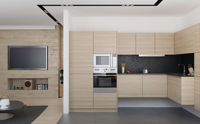 俄羅斯木質(zhì)簡約風(fēng)公寓 打造多元層次的生活空間