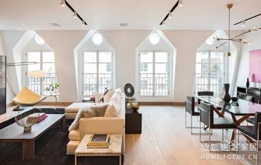 美景一覽無(wú)余紐約翠貝卡奢華現(xiàn)代公寓(組圖)