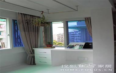 清新浪漫韓式 俏美眉設計的90平復式