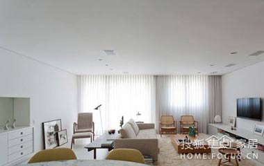 白色空間不光禿 130平簡約寬敞戶型