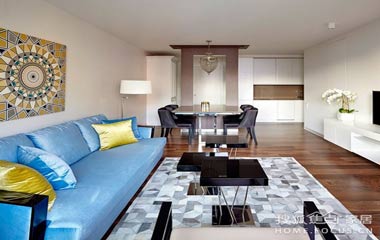 帶著皇家的優雅和輝煌52平開放式空間(組圖)