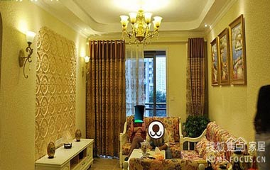 75平歐式小兩居田園地中海裝修(組圖)