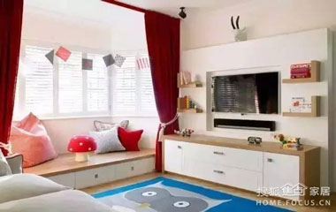 漂亮的飄窗，給你一個美麗的小空間