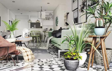 綠色空間，將植物美學發揮到極致