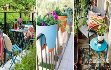 小陽臺也有別墅范！設計無處不在