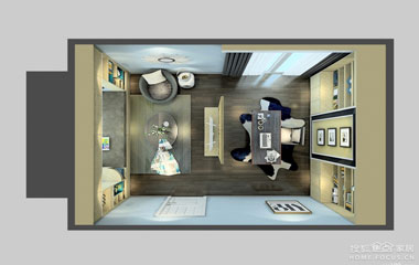 整體書房設計攻略,整體書房裝修效果圖