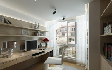 看超小書房裝修效果圖 讓你的設(shè)計更實用