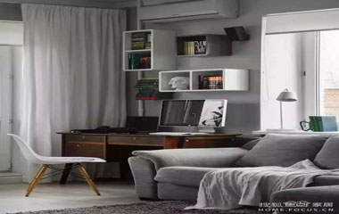 小戶型擠出書房客廳，超級實用