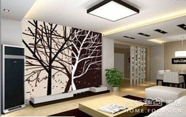 6款客廳手繪墻 定制你的專屬個性!