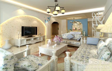 浪漫唯美的韓式風格裝修效果圖欣賞