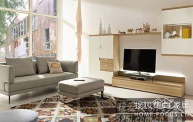 九個簡約風(fēng)電視背景墻 強(qiáng)大收納功能