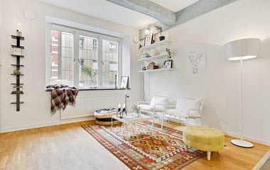 瑞典46平米簡約單身公寓 教你打造風格獨特的家