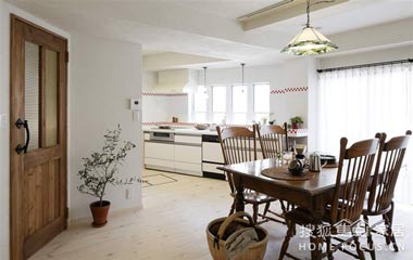 清新自然巧收納110平實用小復(fù)式（組圖）