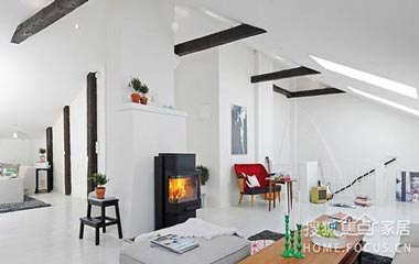 自然氣息127平北歐復式清新裝修（組圖）