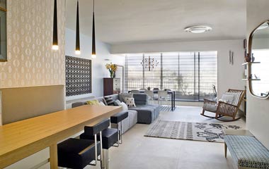 66平方米鄉村風格一居室小公寓 小空間大功能