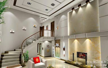 美美的復(fù)式裝修效果圖 五彩斑斕的視覺的沖擊