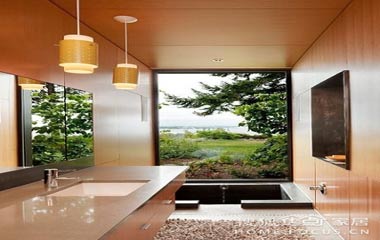 狹長衛(wèi)浴間設(shè)計(jì)小戶型家庭福音