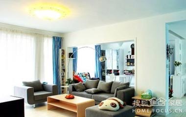 清新淡雅裝修小戶型精致樣板房（組圖）