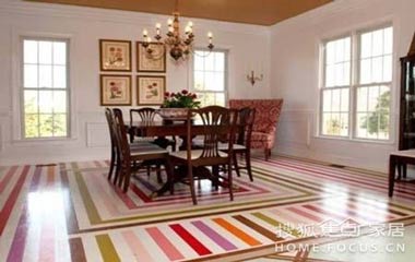 彩繪地板掀起個性家居風潮 家居生活不單調