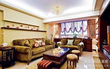 128平米大戶型打造新古典唯美家裝(組圖)
