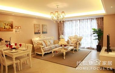 絕色家裝武器 典雅歐式風情簡約二居室