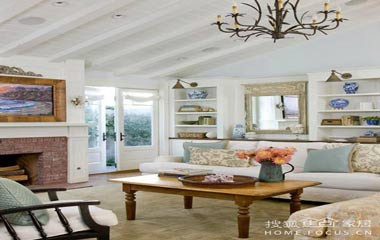 溫暖秋天 溫馨迷人客廳裝飾設計